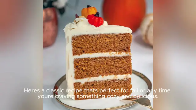 Video thumbnail for spice cake recipe