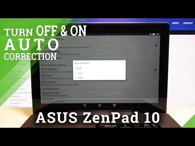 Video thumbnail for How to Activate Auto-Correction on ASUS ZenPad 10 – Keyboard Settings