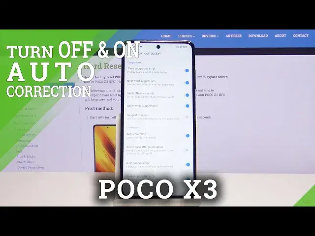 Video thumbnail for How to Activate Autocorrect in POCO X3 – Words Correction