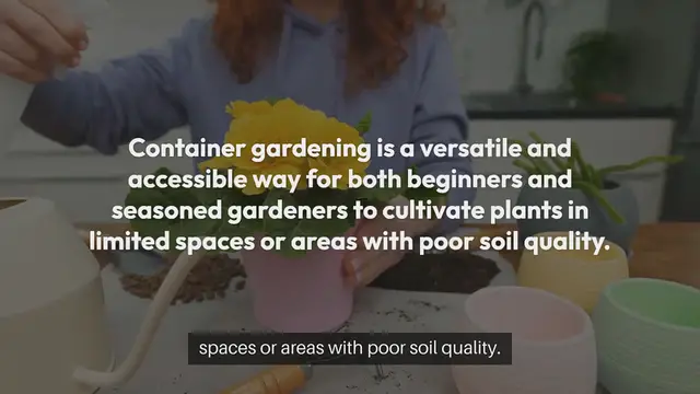 Video thumbnail for Container Gardening Hacks Every Gardener Should Know
