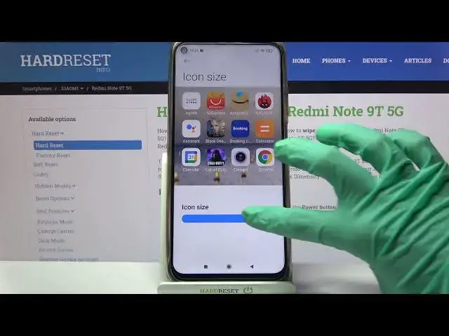 'Video thumbnail for How to Change Icon Size in Xiaomi Redmi Note 9T – Find Icon Size Options'
