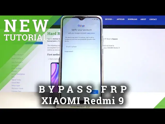 Video thumbnail for How to Unlock FRP in XIAOMI Redmi 9 – Bypass Google Verification