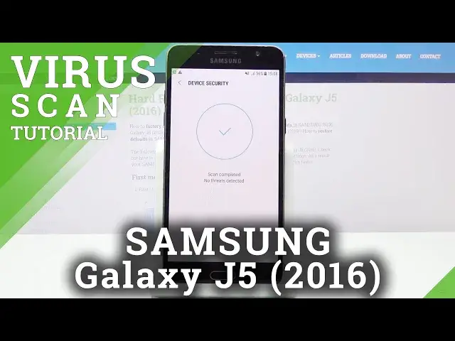 'Video thumbnail for How to Perform Virus Scan in SAMSUNG GALAXY J5 (2016) - Anti-virus'