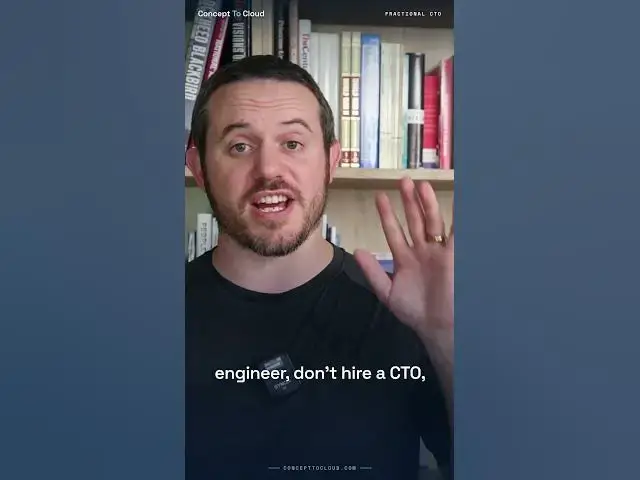 Video thumbnail for Not Everybody Should Have a Fractional CTO