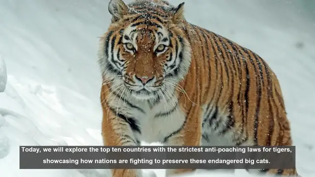 Video thumbnail for Top 10 Countries with Strictest Tiger Anti-Poaching Laws