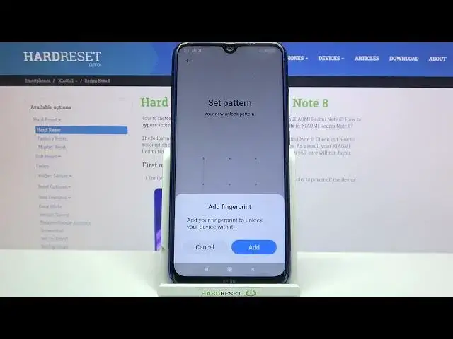 'Video thumbnail for How to Add Screen Lock to XIAOMI Redmi Note 8 - Set Up Screen Lock'