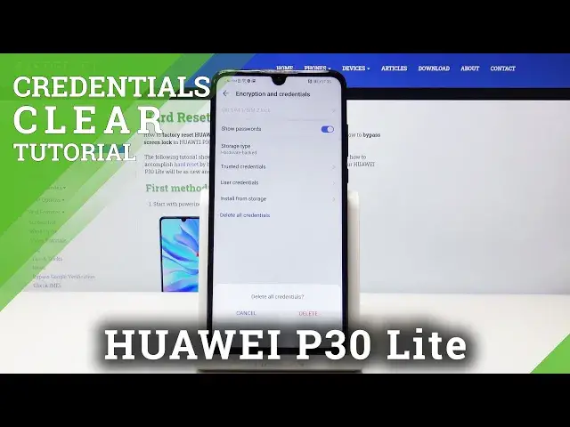 'Video thumbnail for How to Remove All Certificates in Huawei P30 Lite - Clear Credentials'