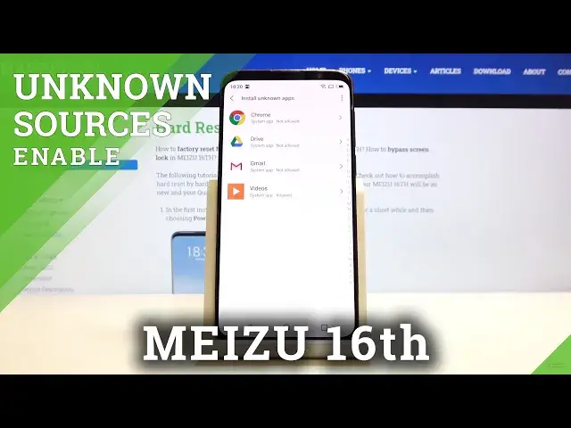 'Video thumbnail for How to Enable Unknown Sources in MEIZU 16TH - Allow Unknown Sources'