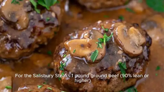 Video thumbnail for Salisbury steak recipe
