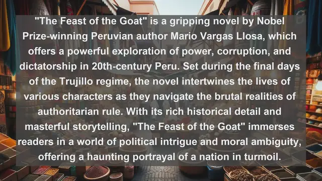 Video thumbnail for Discover Peru's Literary Gems: Top 10 Must-Read Works