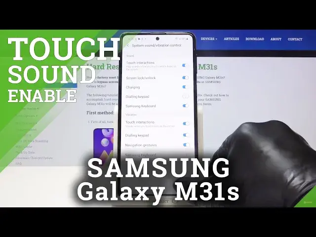 'Video thumbnail for How to Disable Touch Sounds on SAMSUNG Galaxy M31s – Turn Off Touch Sounds'