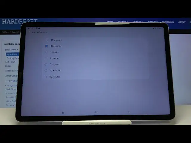 'Video thumbnail for How to Change Screen Timeout in SAMSUNG Galaxy Tab S7 – Display Settings'