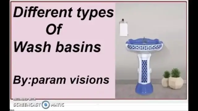 Video thumbnail for DIFFERENT TYPES OF WASH BASINS./ Wash basin types and designs