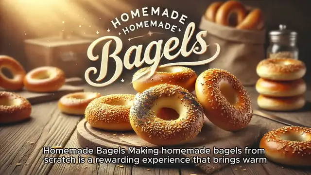 Video thumbnail for Homemade Bagels