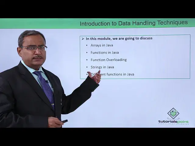 Video thumbnail for Java Essentials - Introduction to data handling techniques