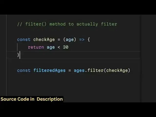 Video thumbnail for Javascript filter() Method Explained to Filter & Delete Elements Based on Condition Full Example