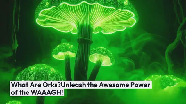 Video thumbnail for What Are Orks? Unleash the Awesome Power of the WAAAGH!