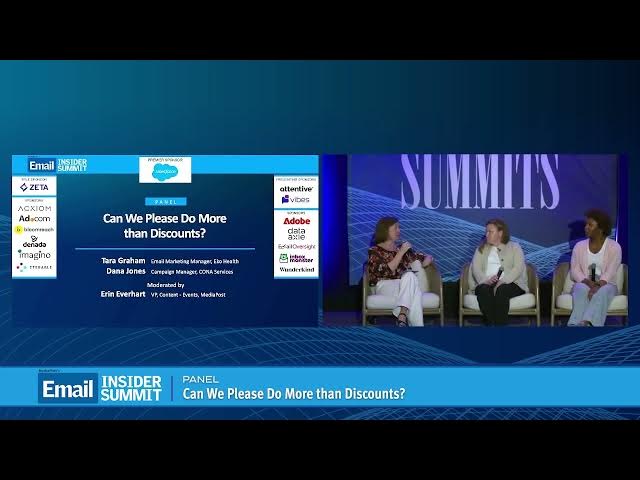Video thumbnail for Panel – Can We Please Do More than Discounts?
