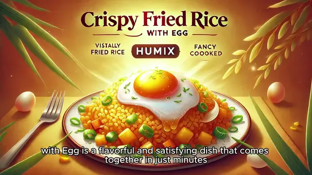 Video thumbnail for Crispy Fried Rice with Egg Recipe