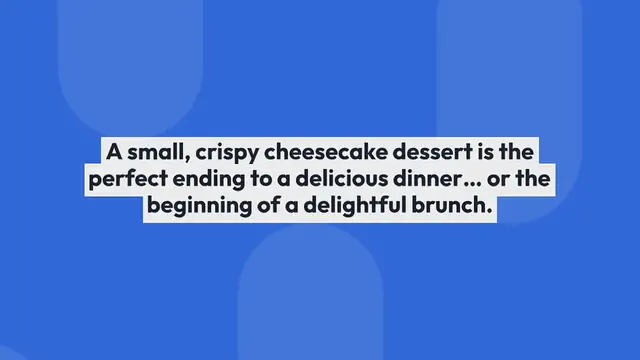 Video thumbnail for Cheesecake Dessert – Filled Kadaifi Nests