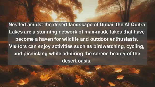 Video thumbnail for Discover Oasis in the Desert: Top 10 Famous Lakes in the United Arab Emirates