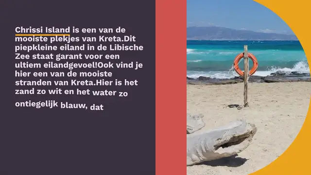 Video thumbnail for CHRISSI ISLAND KRETA: HET BOUNTYPARADIJS VAN GRIEKENLAND!