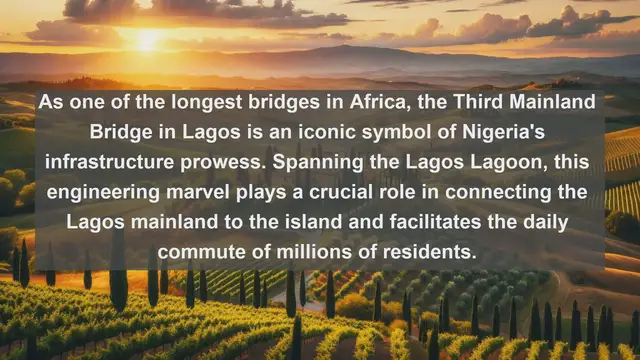 Video thumbnail for Exploring Nigeria's Architectural Marvels: Top 10 Famous Bridges Across the Nation