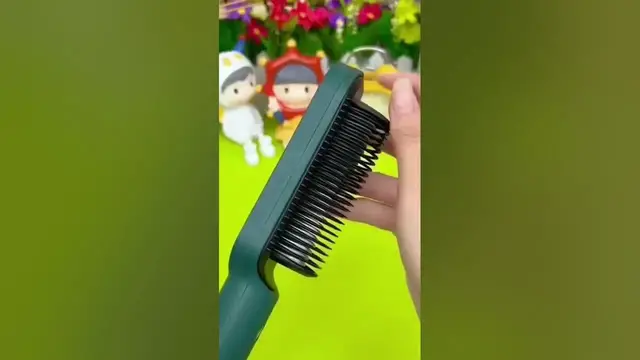 Video thumbnail for Straight Hair with Our Electric Hair Straightening Comb! 💁‍♀️✨#HairStraightening #ElectricComb