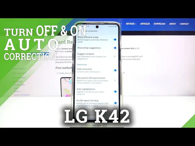 Video thumbnail for LG K42 and Text Autocorrect Feature - Auto-Correction