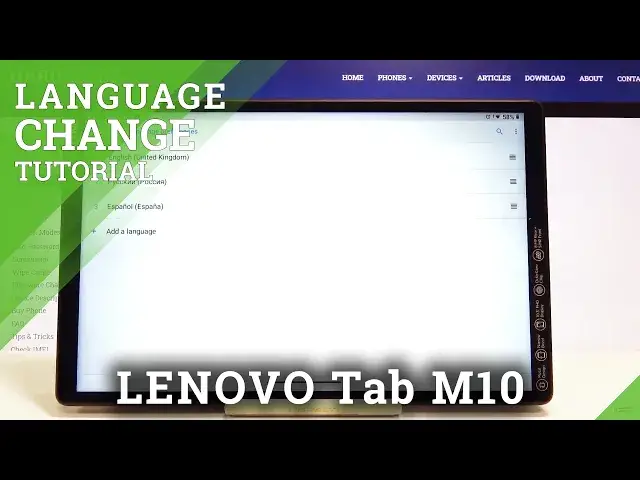 'Video thumbnail for How to Change Language in LENOVO Tab M10 – Find System Language Options'