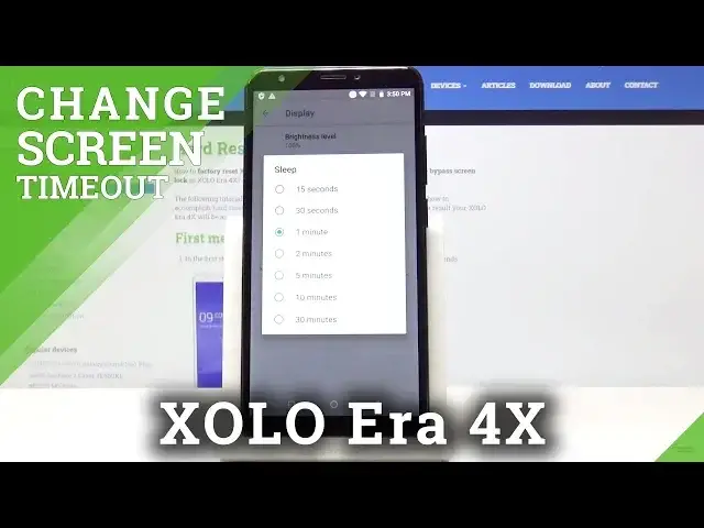 Video thumbnail for How to Screen Timeout in XOLO Era 4X – Sleep Time