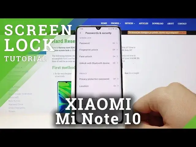 'Video thumbnail for How to Change Screen lock on Xiaomi Mi Note 10 - Switch Lock Type'