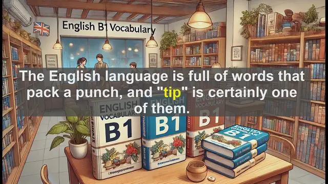 Video thumbnail for 2500 Must Know CEFR B1 Vocabulary - Mastering the Word 'Tip' for B1 English Proficiency