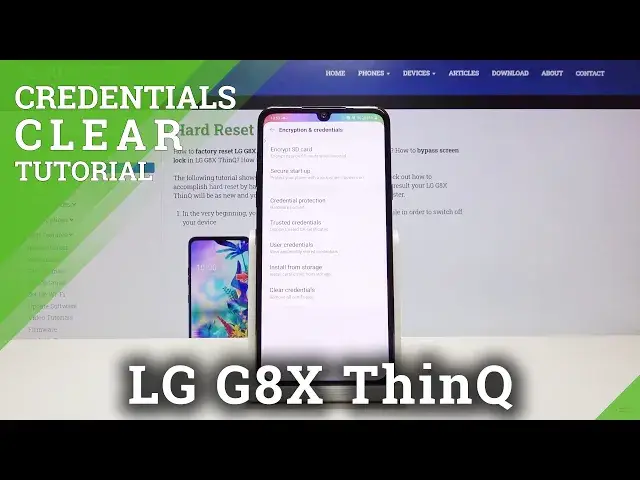 'Video thumbnail for How to Delate All Licenses in LG G8X ThinQ – Clear Credentials'