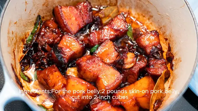 Video thumbnail for Sake-and-Soy-Braised Pork Belly recipe