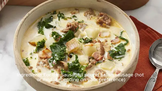 Video thumbnail for Zuppa toscana recipe