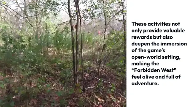 Video thumbnail for Horizon Forbidden West Side Activities