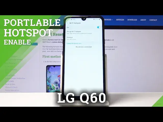 Video thumbnail for How to Create Portable Hotspot in LG Q60 -  Share Wi-Fi