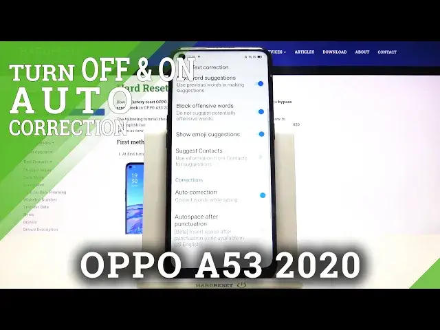 Video thumbnail for How to Correct Text in OPPO A53 2020 - Autocorrection Feature