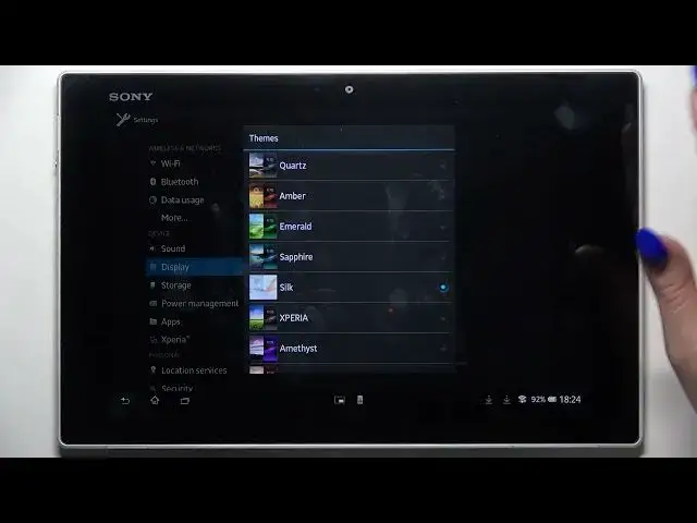 Video thumbnail for How to Change Device Theme on Sony Xperia Tablet Z - Add New Theme