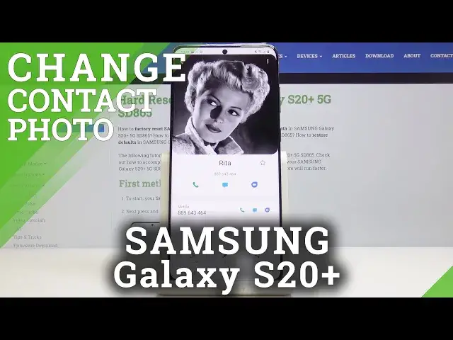 'Video thumbnail for How to Add Photo to Contact in Samsung Galaxy S20+ - Personalize Contacts'