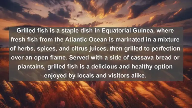 Video thumbnail for Exploring Equatorial Guinea's Culinary Treasures: Top 10 Delicious Foods