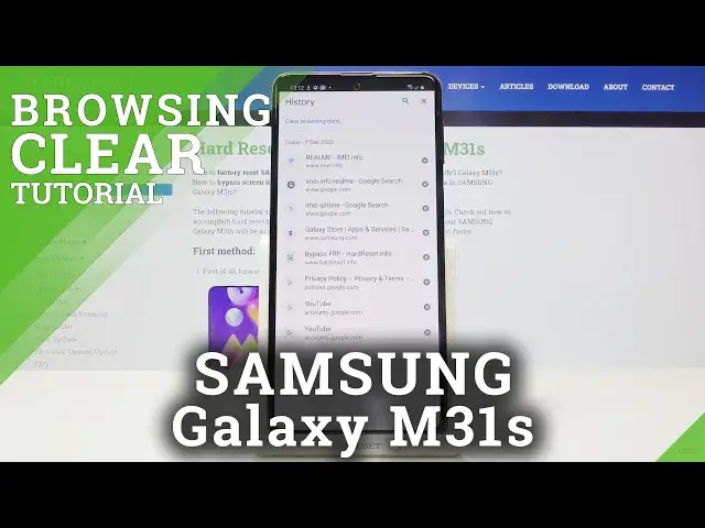 'Video thumbnail for How to Clear Browsing Data on SAMSUNG Galaxy M31s – Delete Cookies'