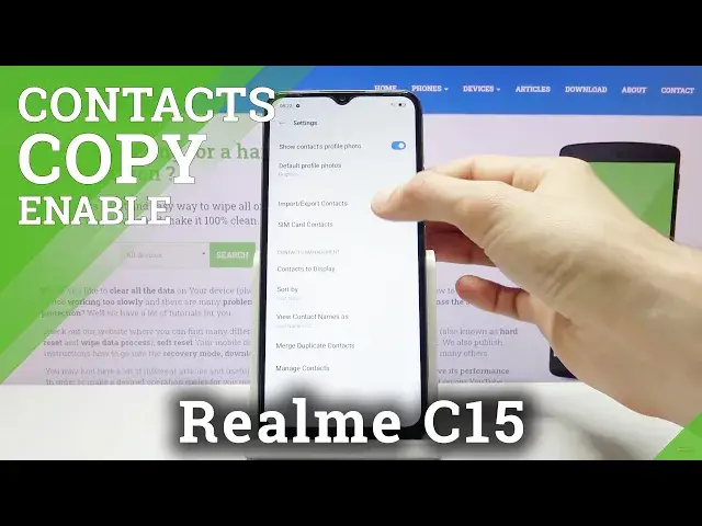 Video thumbnail for How to Transfer Contacts to Realme C15 - Copy Numbers