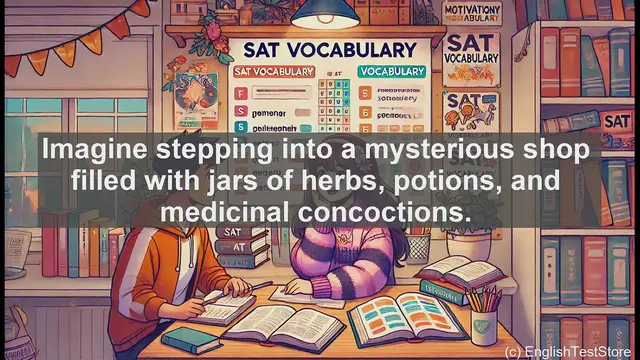 Video thumbnail for 5000 Must Know SAT Vocabulary - Apothecary: A Historical Term for Your SAT Vocabulary