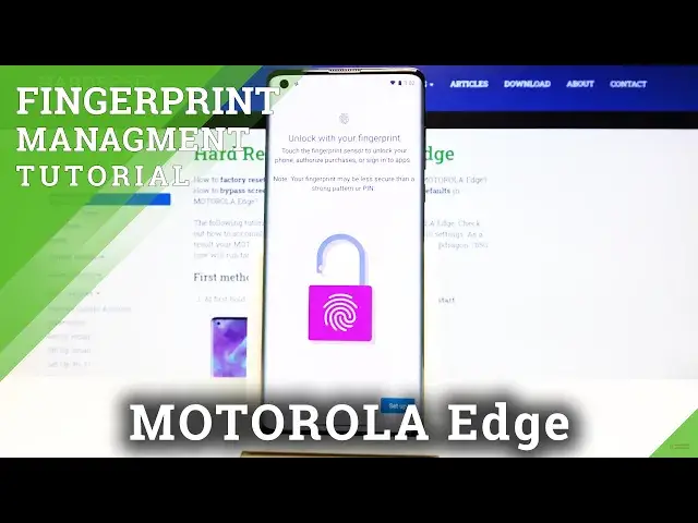 'Video thumbnail for How to Add Fingerprint to MOTOROLA Edge – Set Fingerprint Unlocking'