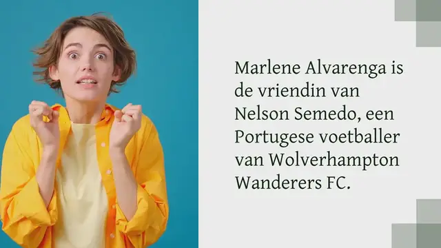 Video thumbnail for Marlene Alvarenga vriendin van Nelson Semedo: