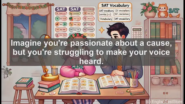 Video thumbnail for 5000 Must Know SAT Vocabulary - Understanding 'Advocate': Empowering Your Voice for Change