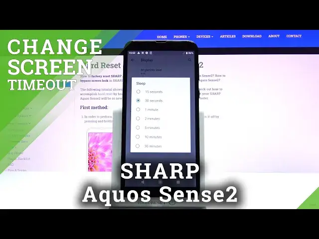 'Video thumbnail for How to Adjust Screen Timeout in SHARP Aquos Sense2 – Blackout Time'