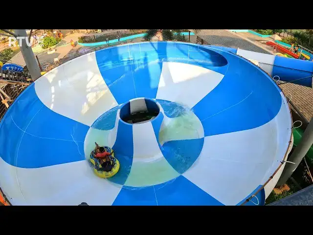 Video thumbnail for Cyclone Water Slides at Wet N Joy Water Park - Lonavala | Aqua Water Park